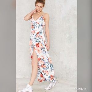 NWT MINKPINK Little Blooms Maxi Wrap Dress (S)
